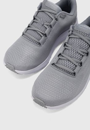 Tenis Running Gris-Blanco UNDER ARMOUR Charged pursuit 2