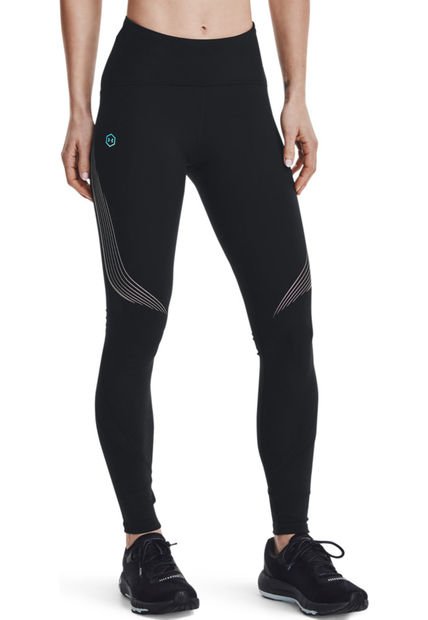 LEGGINGS NEGRO MUJER W RUSH RUN STAMIN 1350190-001-N11 Under Armour