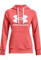 Buzo Rival Fleece Logo Para Mujer Under Armour Naranja 1356318-852-556 Under Armour de Under Armour