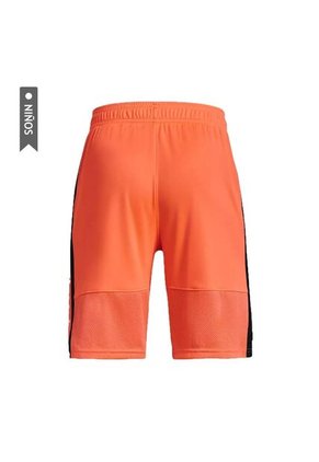 Pantaloneta Under Armour Stunt 3.0 Niño-Naranja
