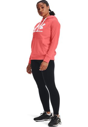 Buzo Rival Fleece Logo Para Mujer Under Armour Naranja 1356318-852-556 Under Armour