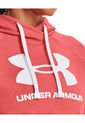 Buzo Rival Fleece Logo Para Mujer Under Armour Naranja 1356318-852-556 Under Armour de Under Armour