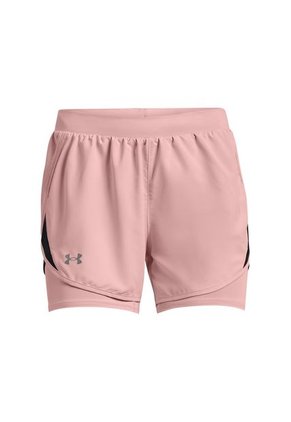 Shorts Under Armour 2 En 1 Fly By 2.0 Mujer-Rosa