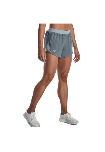 UNDER ARMOUR SHORT FLY BY 2.0 RUNNING DAMA GRIS 