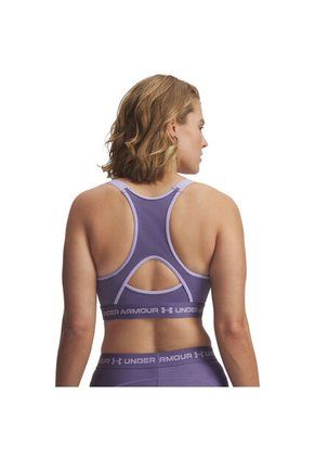 Sujetador Mujer Under Armour HEATGEAR HIGH Purpura Under Armour