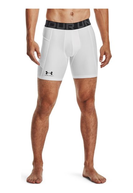 Short Blanco Hombre UA HG ARMOUR SHORTS 1361596-100-022 Under Armour