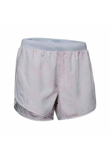 Short Under Armour Fly By 2.0 Para Mujer-Gris Claro