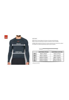 Camiseta Under Armour Heatgear-Azul