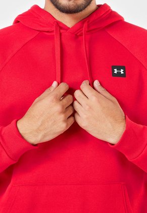 Hoodie Rojo UNDER ARMOUR Rival Fleece
