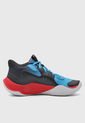 Tenis Basketball Azul-Rojo-Negro UNDER ARMOUR Jet '23 de Under Armour