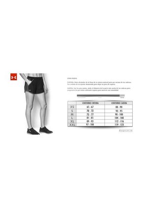 Short Under Armour Fly By 2.0 Para Mujer-Gris Claro