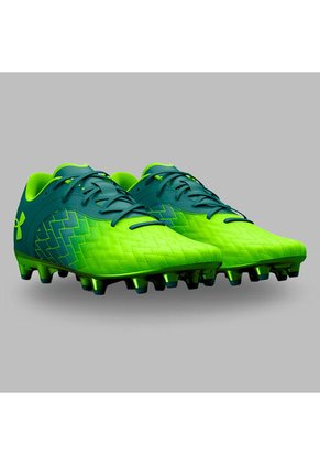 Guayos Under Armour Hombre Magnetico Select FG - Azul/Verde