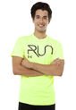 Camiseta Under Armour Gridlock T Verde Neón-Gris de Under Armour