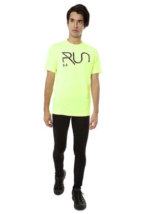 Camiseta Under Armour Gridlock T Verde Neón-Gris