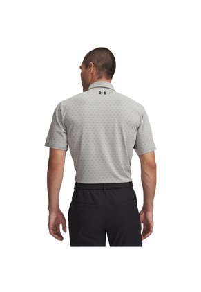 Camisa Polo Hombre Under Armour PLAYOFF 3 PRNTD POLO Verde Under Armour