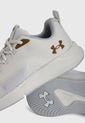 Tenis Running Blanco-Dorado UNDER ARMOUR UA Charged RC de Under Armour