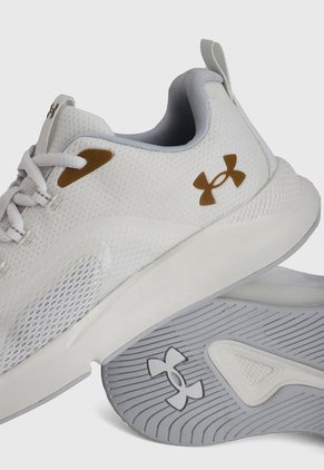 Tenis Running Blanco-Dorado UNDER ARMOUR UA Charged RC