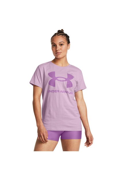 Camiseta Mujer UNDER ARMOUR LIVE SPORTSTYLE GRPH Purpura Under Armour