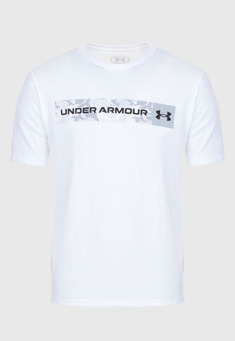 Camiseta UNDER ARMOUR Camo Chest Stripe Blanco Under Armour