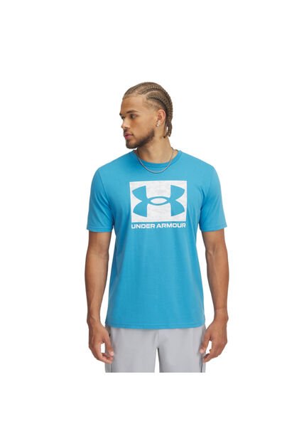 Camiseta Hombre UNDER ARMOUR ABC CAMO BXD LOGO SS Azul Under Armour