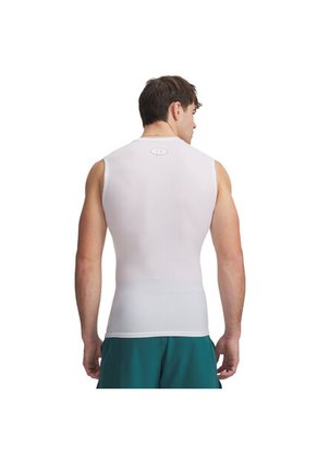 Camiseta Sin Mangas Hombre Under Armour HG ELITE COMPRSSN SL Blanco Under Armour