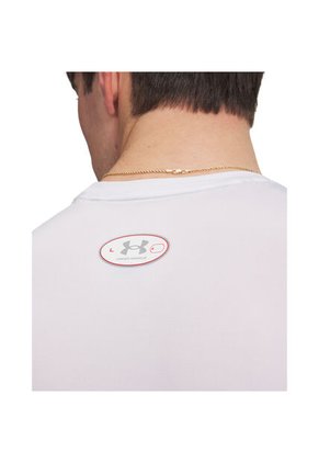 Camiseta Sin Mangas Hombre Under Armour HG ELITE COMPRSSN SL Blanco Under Armour