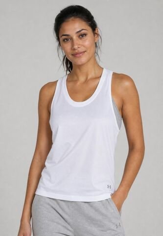 Esqueleto UNDER ARMOUR Launch Singlet Blanco Under Armour