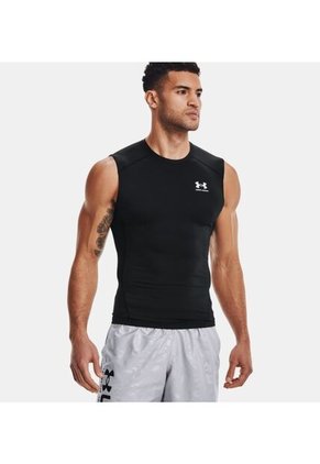 Camiseta Hombre Under Armour HG ARMOUR COMP SL Negro Under Armour