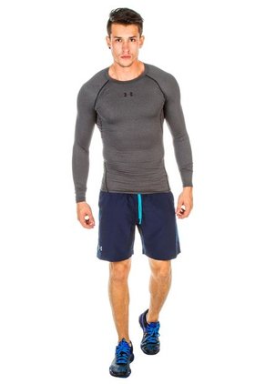 Camiseta Gris Under Armour Hg Ls Comp