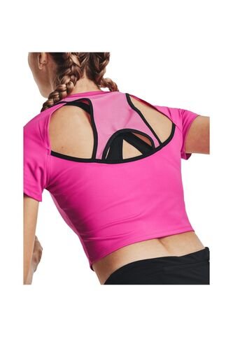 Camiseta Mujer UNDER ARMOUR UA RUN ANYWHERE CROP Rosa Under Armour Under Armour
