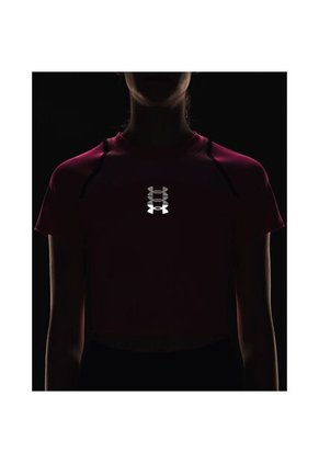 Camiseta Mujer UNDER ARMOUR UA RUN ANYWHERE CROP Rosa Under Armour