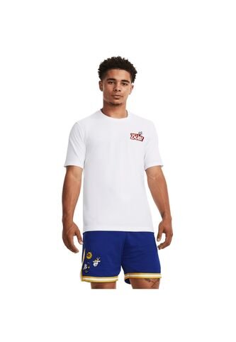 Camiseta Hombre UNDER ARMOUR UA CURRY DUB GOAT SS Blanco Under Armour Under Armour