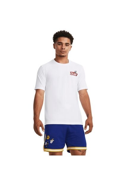 Camiseta Hombre UNDER ARMOUR UA CURRY DUB GOAT SS Blanco Under Armour