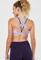 Top Lila-Violeta UNDER ARMOUR Crossback Low de Under Armour
