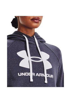 Hoodie Under Armour Rival Flce Logo-Azul