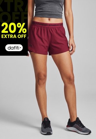 Short Deportivo UNDER ARMOUR Tech Play Up Rojo Under Armour