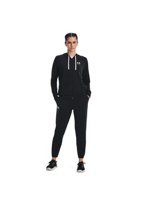 CHAQUETA NEGRO MUJER RVAL TERRY FZ HOODIE 1369853-001-N11 Under Armour