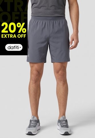 Pantaloneta Running UNDER ARMOUR Launch 7 Gris Under Armour