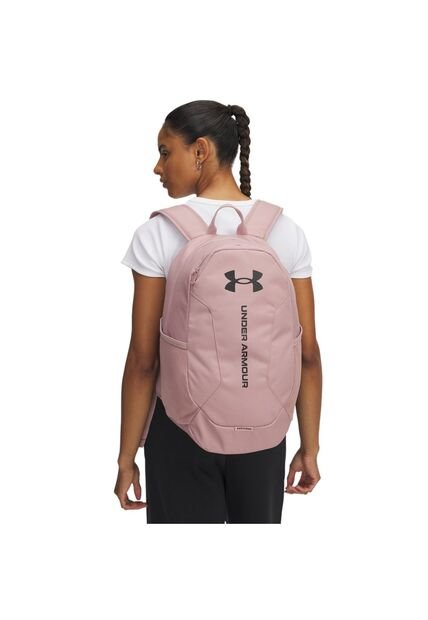 Maleta Unisex Under Armour HUSTLE LITE BACKPACK Rosado Under Armour