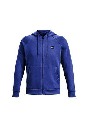 Hoodie Under Armour Rival Fz -Azul