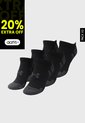 Medias Tobilleras x3 Negro-Gris UNDER ARMOUR Performance Tech de Under Armour