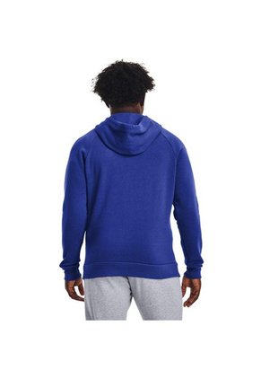 Hoodie Under Armour Rival Fz -Azul