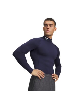 Camiseta Manga Larga Hombre Under Armour CG ARMOUR COMP MOCK Azul Under Armour