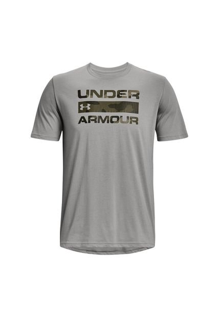 Camiseta Under Armour Stacked-Gris