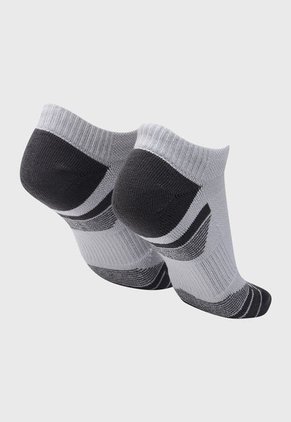 Media Tobillera x 3 Blanco-Gris-Negro UNDER ARMOUR