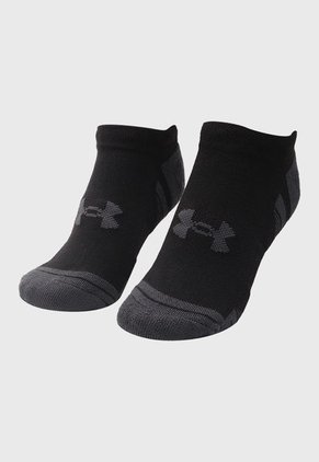 Media Tobillera x 3 Blanco-Gris-Negro UNDER ARMOUR