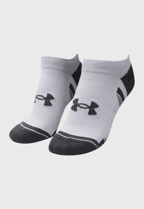 Media Tobillera x 3 Blanco-Gris-Negro UNDER ARMOUR