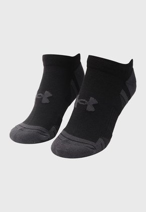 Medias Tobilleras x3 Negro-Gris UNDER ARMOUR Performance Tech