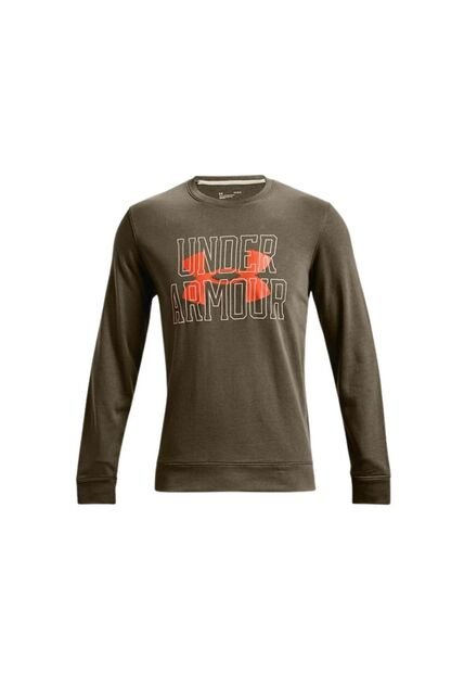 Buzo Cafe-Naranja Under Armour Rival Terry