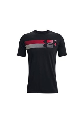 Camiseta Negro-Rojo-Gris Under Armour Fast Left Chest 3.0